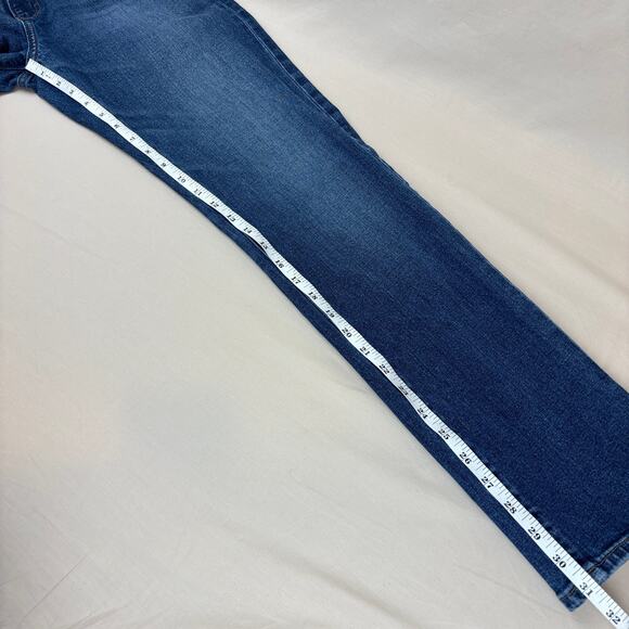 J Crew Factory Men's Slim-Fit Flex Blue Jeans 33/32 (33/31) Style AZ853 - Picture 9 of 12